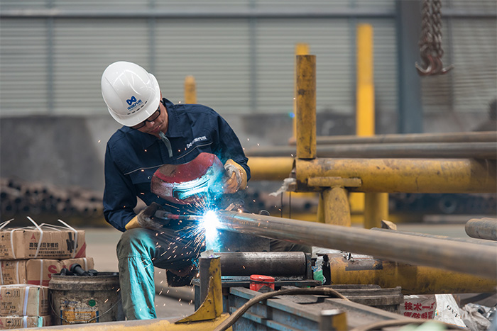 红河网架杆件点焊